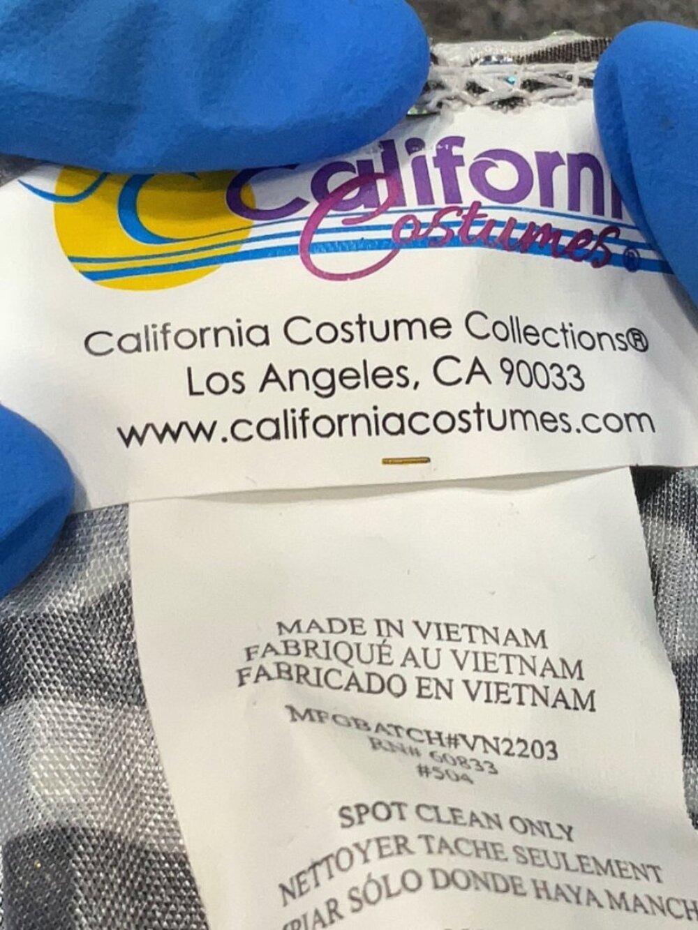 California Costume Collections "Disco Diva" Psychedelic Sequin Dress - Size S - Picture 8 of 10
